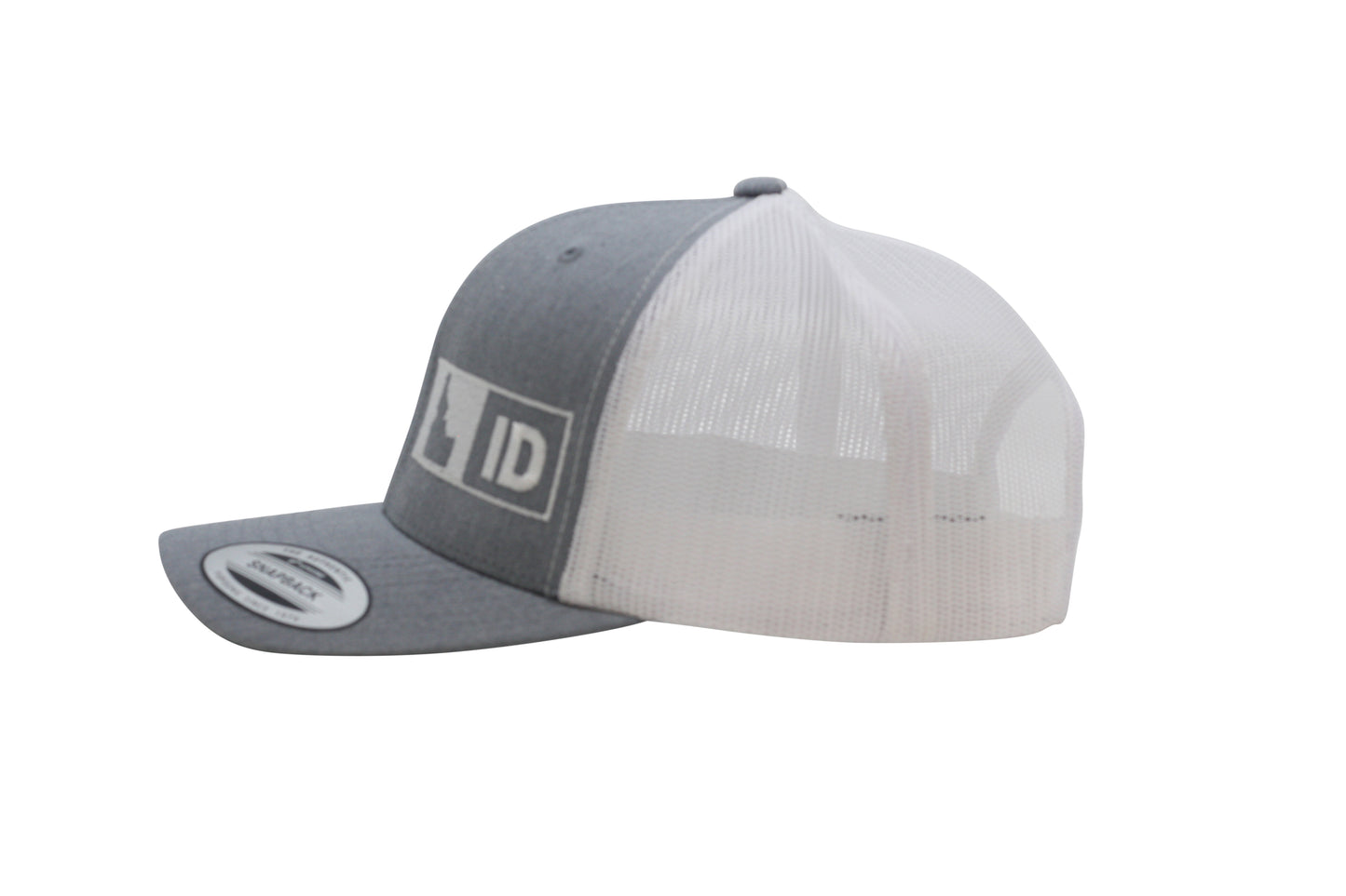 IDAHO TRUCKER HAT HEATHER GRAY/WHITE