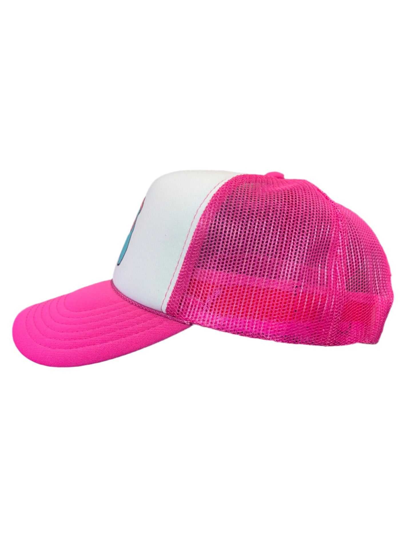 FLORIDA FLAMINGO FOAMIE TRUCKER HAT PINK/WHITE