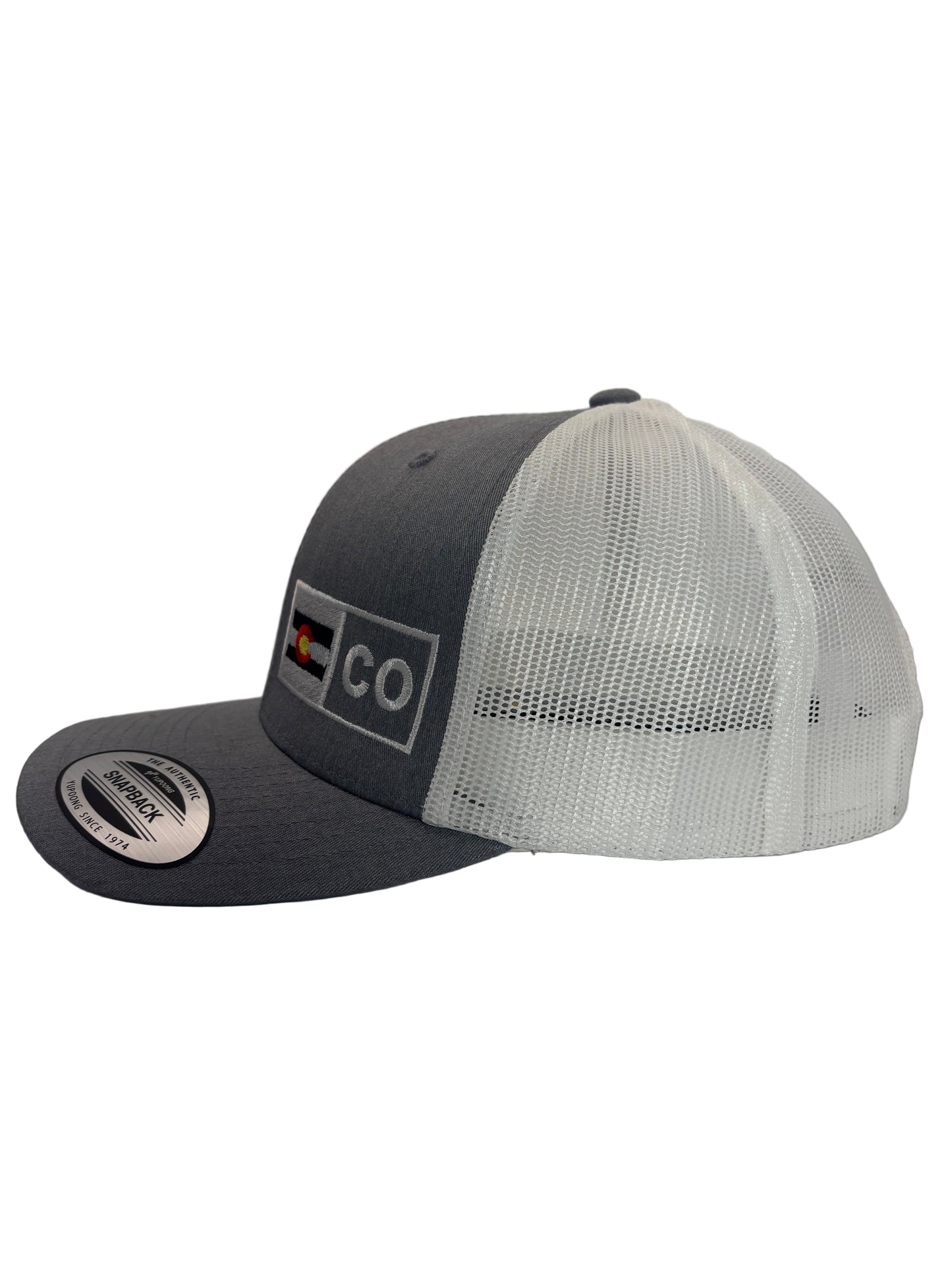 COLORADO TRUCKER HAT HEATHER GRAY/WHITE