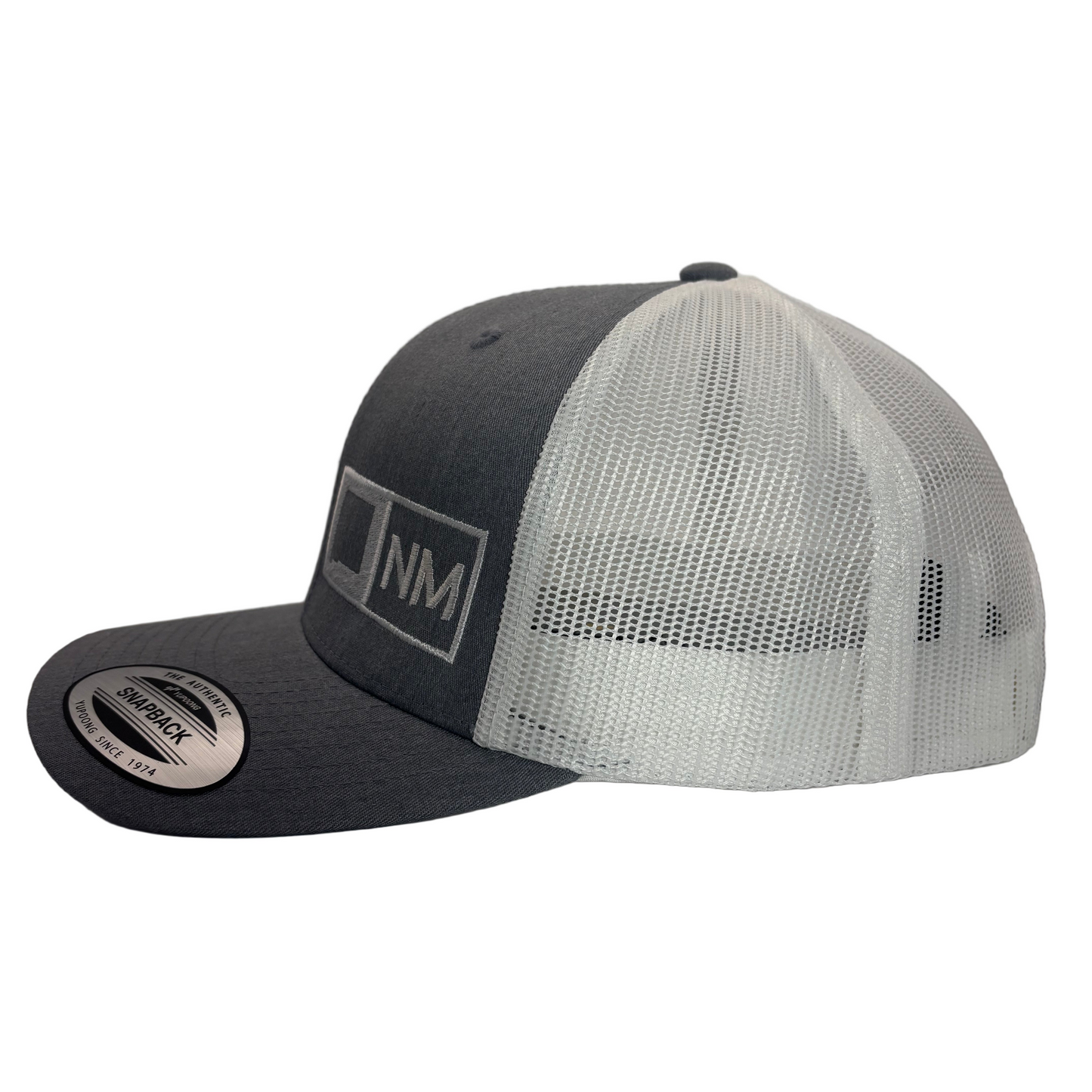 NEW MEXICO TRUCKER HAT HEATHER GRAY/WHITE