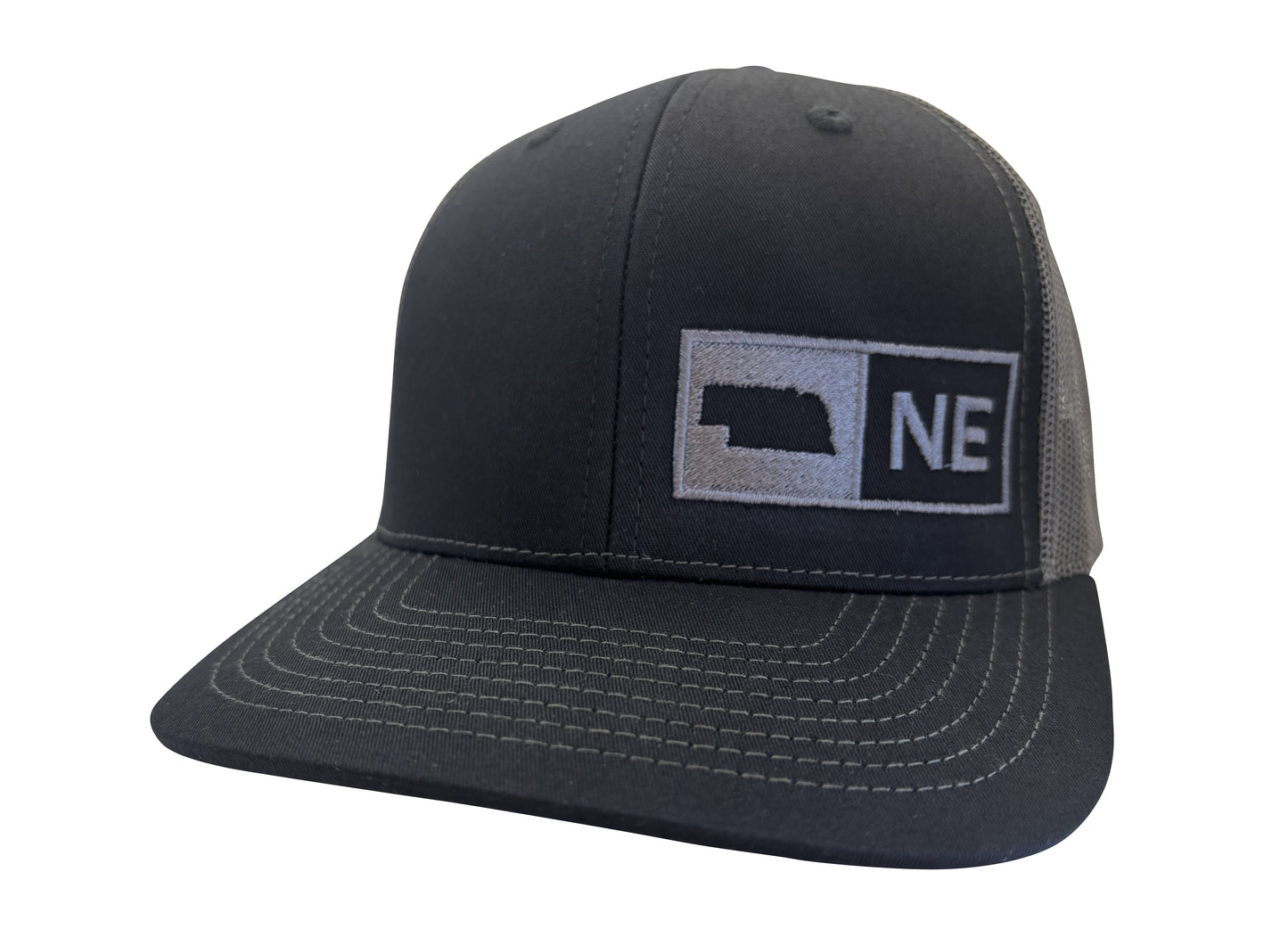 NEBRASKA TRUCKER HAT BLACK/GRAPHITE