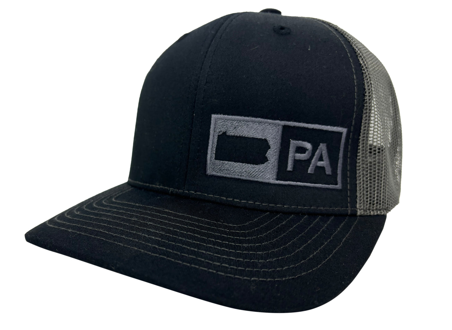 PENNSYLVANIA TRUCKER HAT BLACK/GRAPHITE