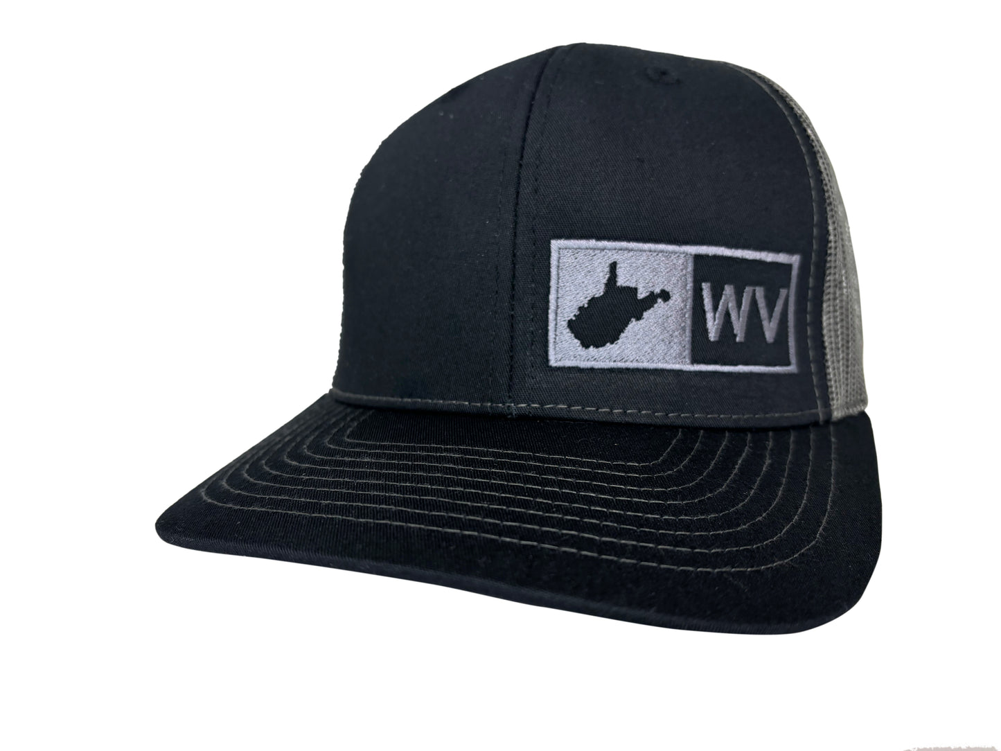 WEST VIRGINIA TRUCKER HAT BLACK/GRAPHITE