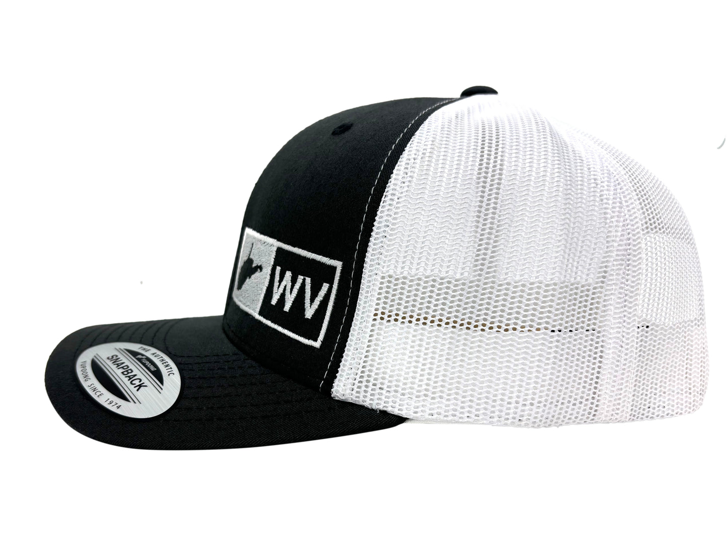 WEST VIRGINIA TRUCKER HAT GRAY/WHITE