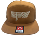 EPW HAT RICHARDSON 168 CARAMEL WITH WHITE/CREAM OUTLINE
