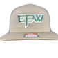 EPW HAT RICHARDSON 168 KHAKI/LODEN WITH DARK GREEN/WHITE OUTLINE