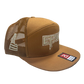 EPW HAT RICHARDSON 168 CARAMEL WITH WHITE/CREAM OUTLINE