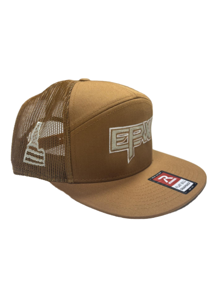 EPW HAT RICHARDSON 168 CARAMEL WITH WHITE/CREAM OUTLINE