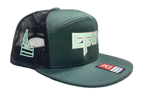 EPW HAT  RICHARDSON 168 GREEN/BLACK WITH MINT GREEN