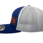 IDAHO TRUCKER HAT BLUE/WHITE/ORANGE