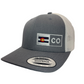COLORADO TRUCKER HAT   HEATHER GRAY/WHITE