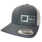 NEW MEXICO TRUCKER HAT  HEATHER GRAY/WHITE