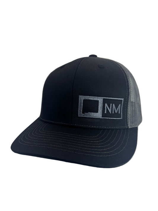 NEW MEXICO TRUCKER HAT   BLACK GRAPHITE