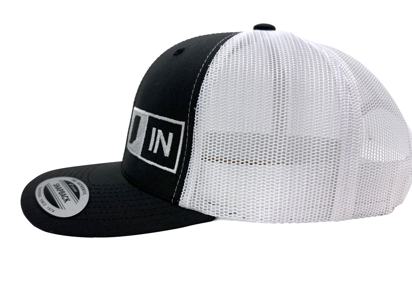 INDIANA TRUCKER HAT  GRAY/WHITE