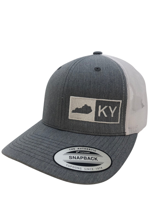 KENTUCKY TRUCKER HAT HEATHER GRAY/WHITE