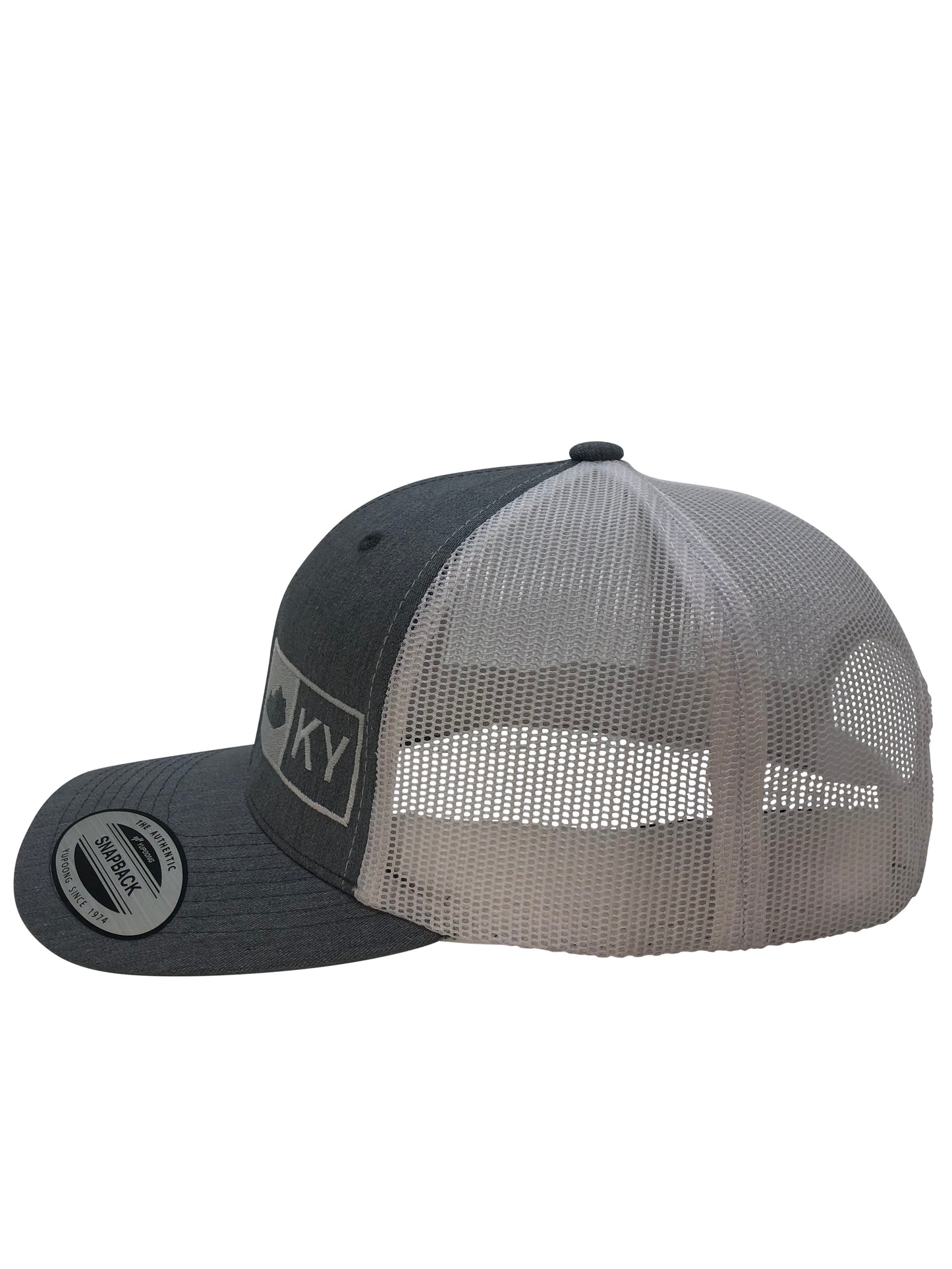 KENTUCKY TRUCKER HAT HEATHER GRAY/WHITE