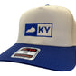 KENTUCKY HAT BLUE/TAN