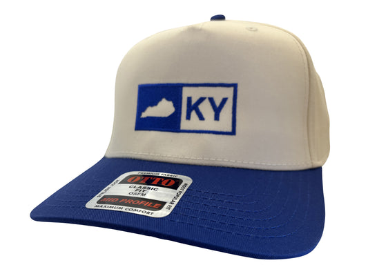 KENTUCKY HAT BLUE/TAN