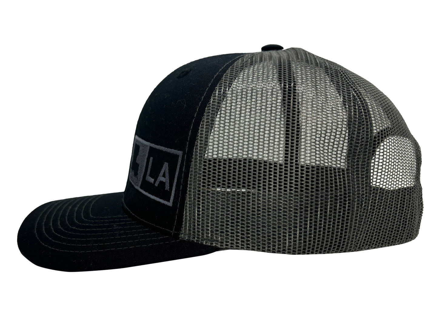 LOUISIANA TRUCKER HAT  BLACK/GRAPHITE