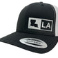 LOUISIANA TRUCKER HAT  GRAY/WHITE