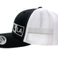 LOUISIANA TRUCKER HAT  GRAY/WHITE