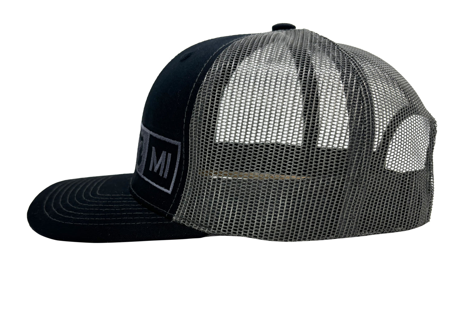 MICHIGAN TRUCKER HAT BLACK/GRAPHITE