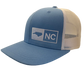 NORTH CAROLINA TRUCKER HAT   CAROLINA BLUE/WHITE