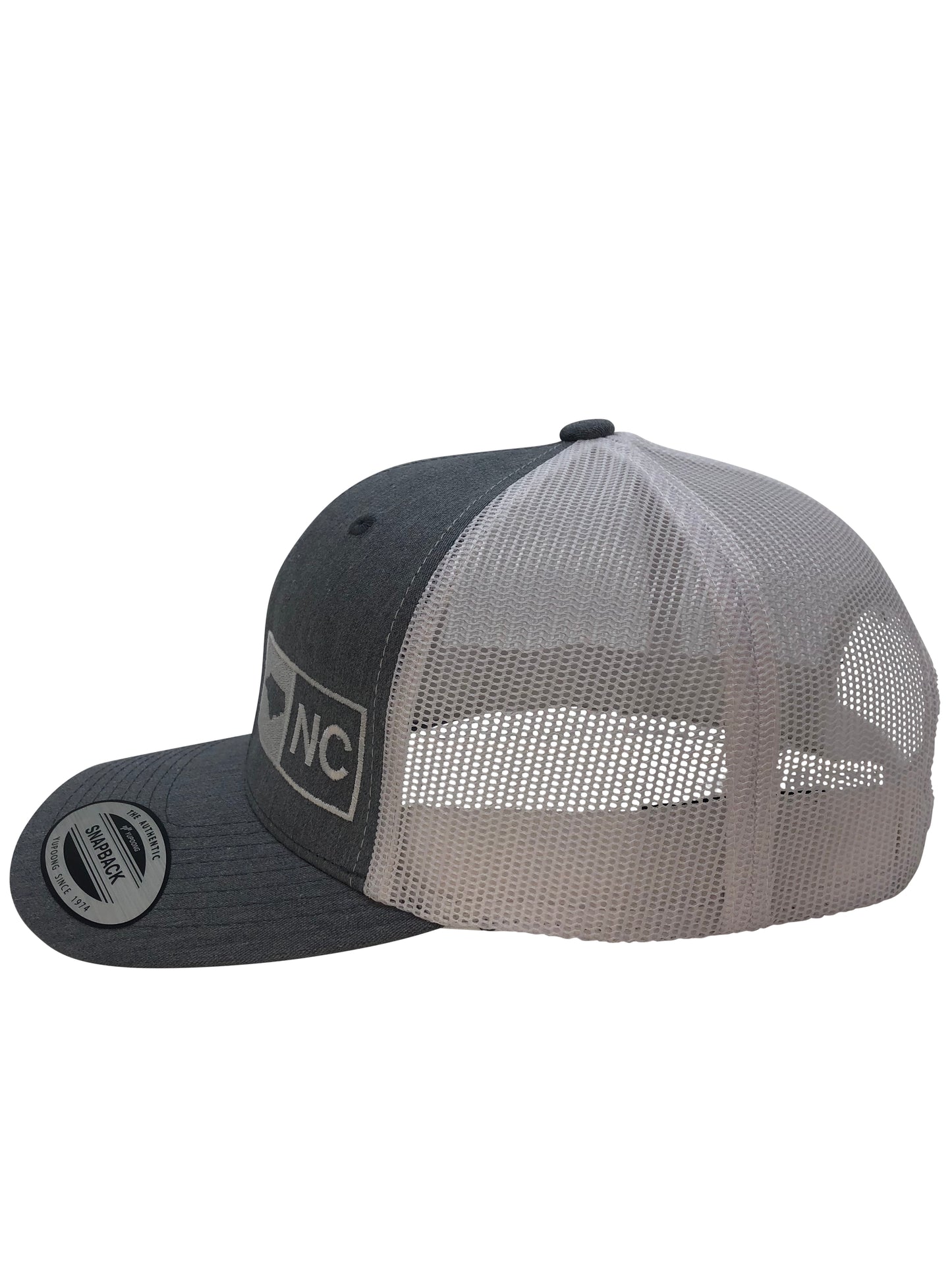 NORTH CAROLINA TRUCKER HAT HEATHER GRAY/WHITE