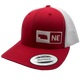 NEBRASKA TRUCKER HAT RED/WHITE