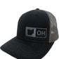 OHIO TRUCKER HAT BLACK/GRAPHITE