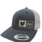 OHIO TRUCKER HAT HEATHER GRAY WHITE