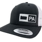 PENNSYLVANIA TRUCKER HAT  GRAY/WHITE