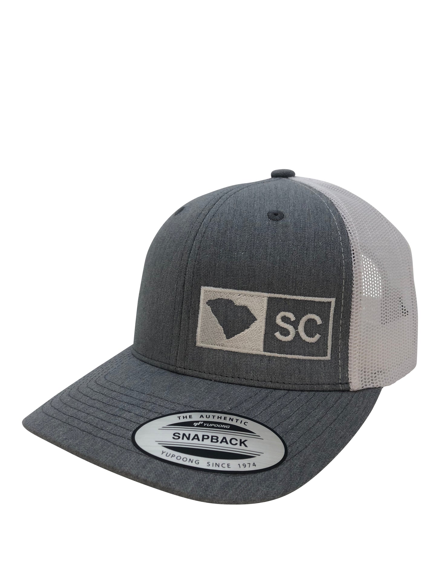 SOUTH CAROLINA TRUCKER HAT HEATHER GRAY/WHITE