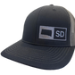 SOUTH DAKOTA TRUCKER HAT  BLACK/GRAPHITE