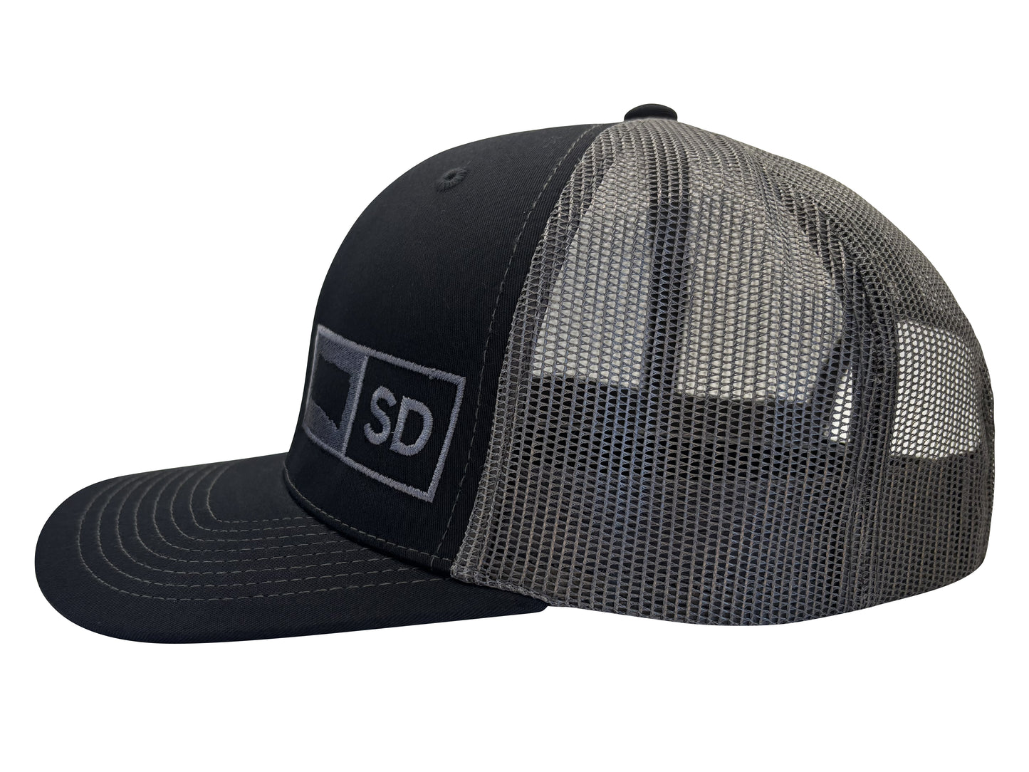 SOUTH DAKOTA TRUCKER HAT  BLACK/GRAPHITE