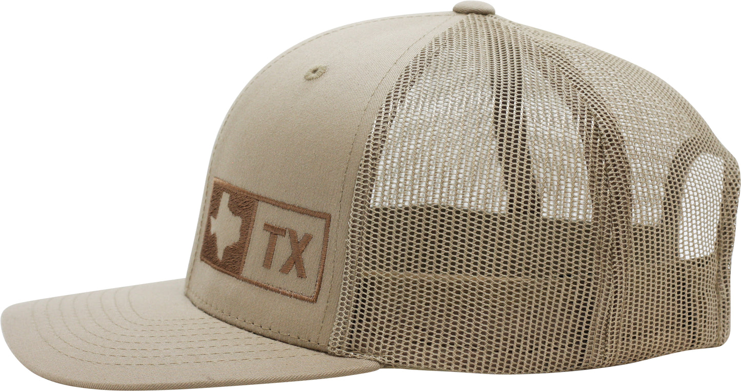 TEXAS TRUCKER HAT TAN