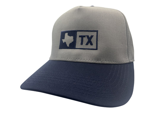 TEXAS LOGO HAT   NAVY/GRAY
