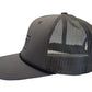 TEXAS ROPE TRUCKER HAT  CHARCOAL/BLACK