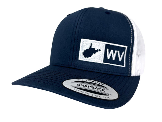 WEST VIRGINIA TRUCKER HAT NAVY/WHITE