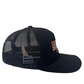 EPW TRUCKER HAT BLACK WITH CHARCOAL & ORANGE/WHITE OULTINE